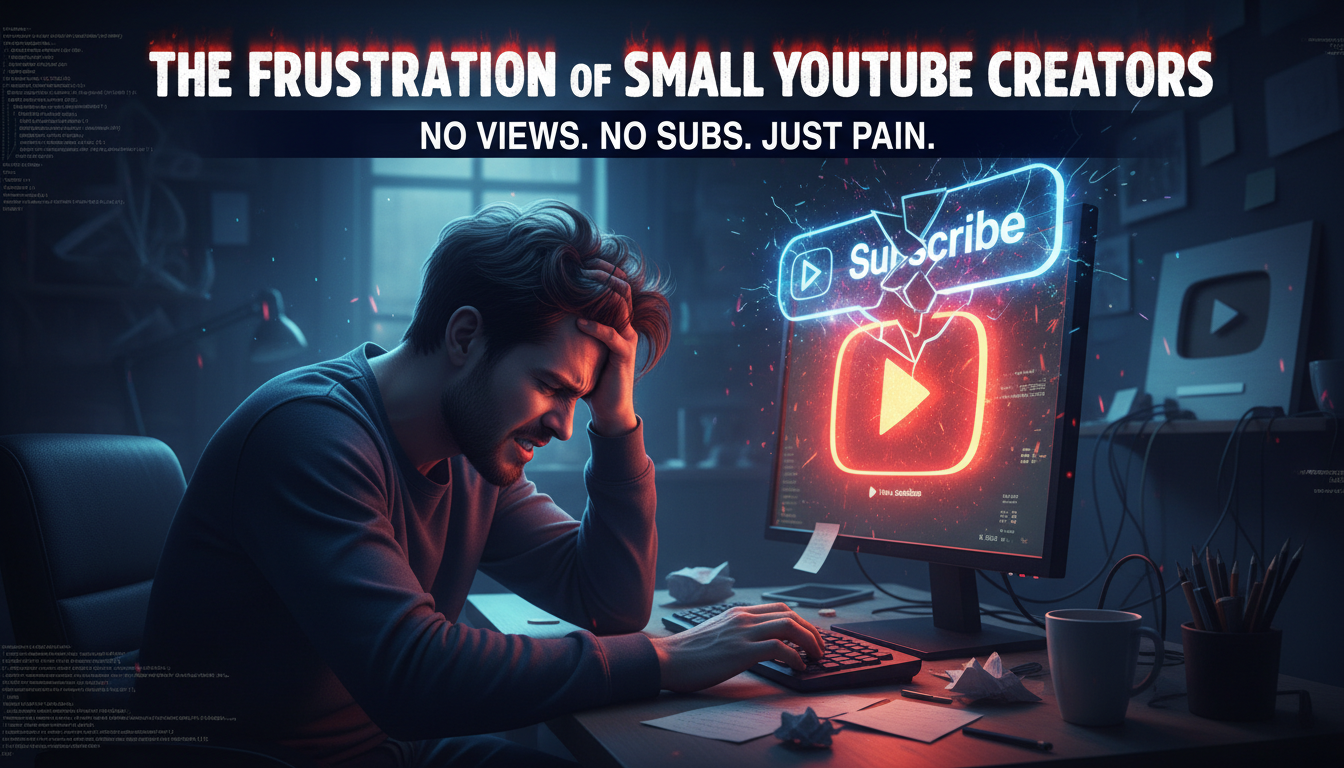 How to Overcome the Frustration of Being a Small YouTuber