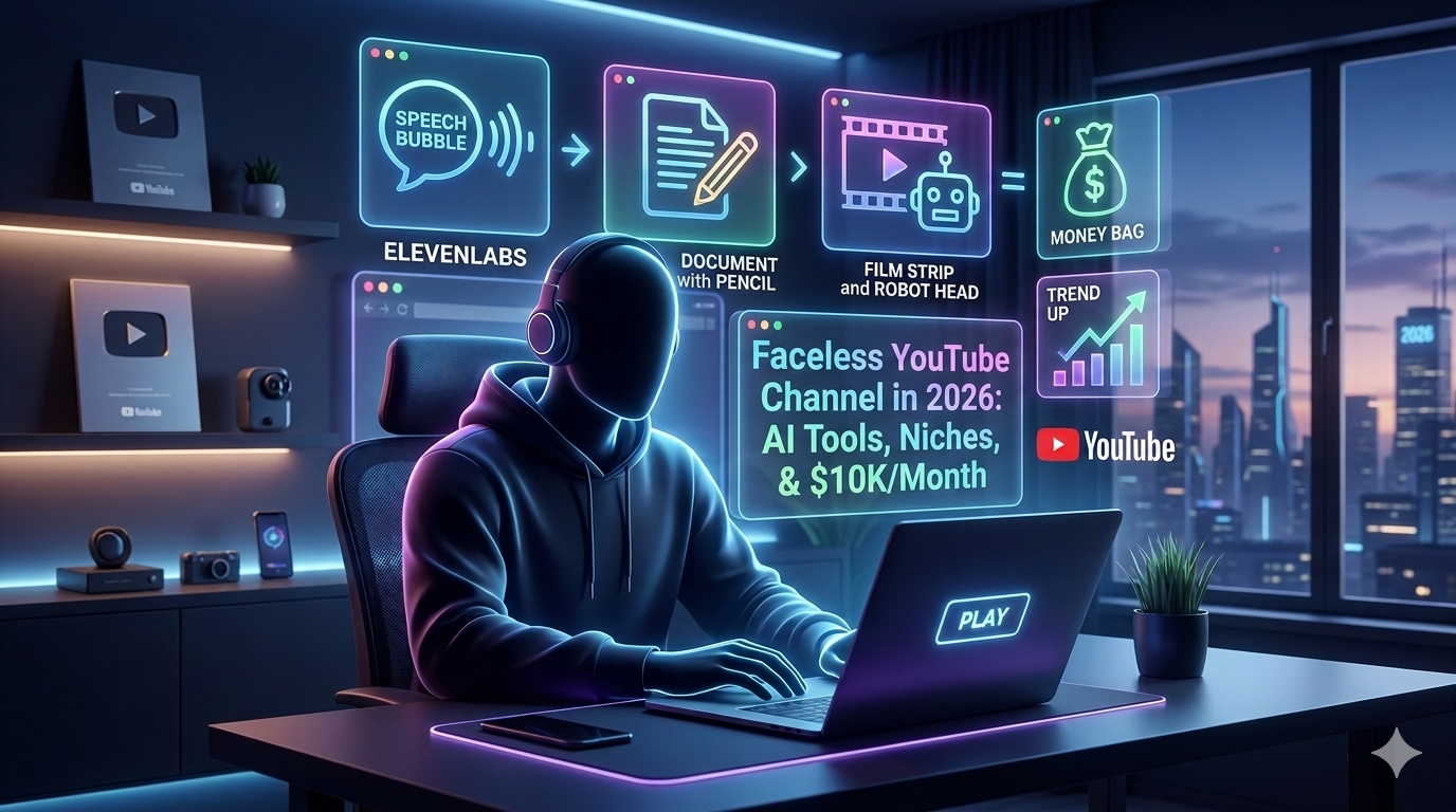 How to Start a Faceless YouTube Channel with AI in 2026  Complete Beginner's Guide